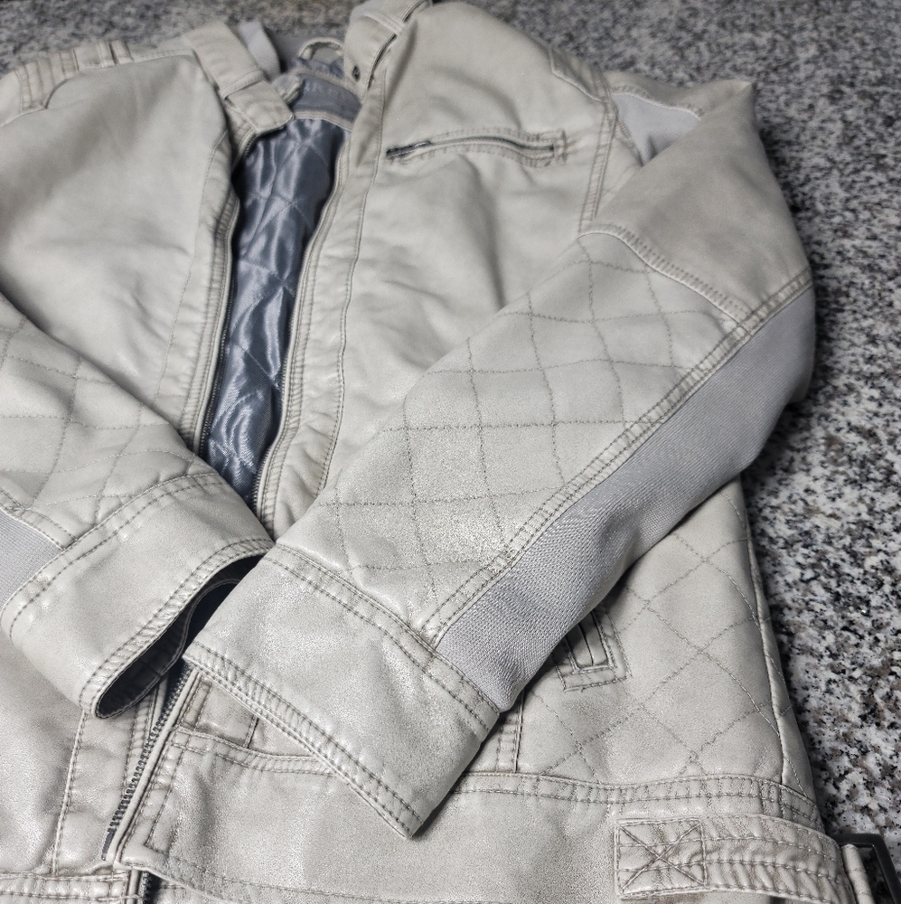 BKE Men’s Henson Park Leather Jacket - Small